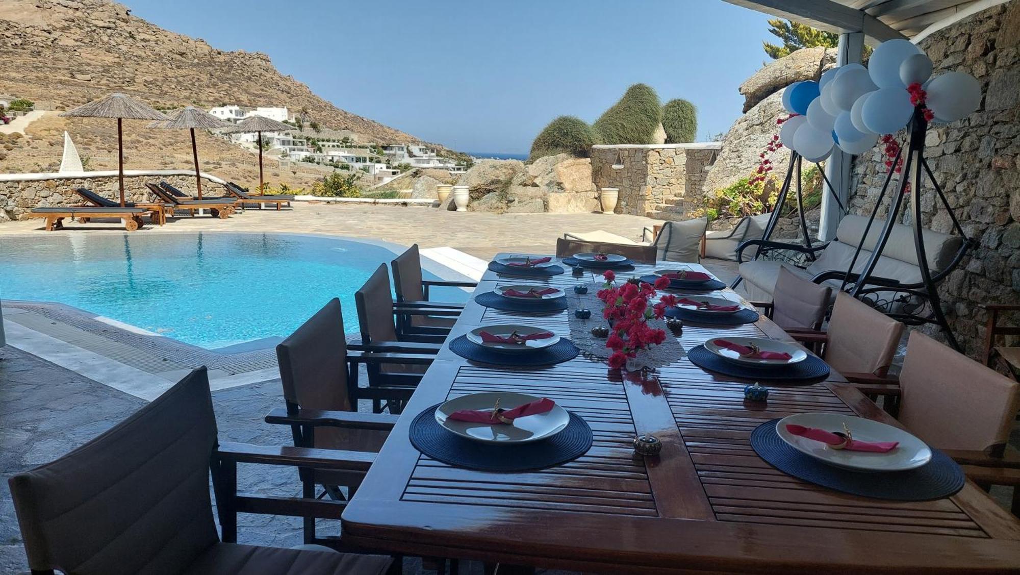 Villa Harmony Kalafatis Bagian luar foto